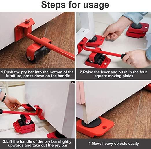 Heavy-Duty Furniture Lifter & Moving Tool Set