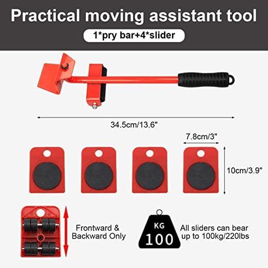 Heavy-Duty Furniture Lifter & Moving Tool Set